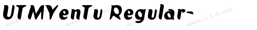 UTMYenTu Regular字体转换